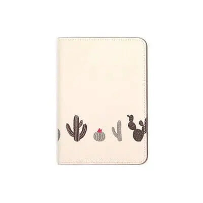 Porte Passeport Cactus - Voyage Serein