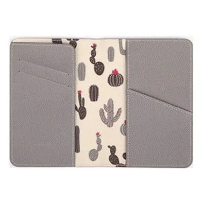 Porte Passeport Cactus - Voyage Serein