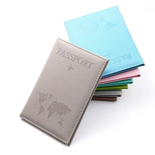 Porte Passeport Carte du monde Elegante - Voyage Serein