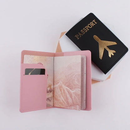 Porte Passeport Gros Avion - Voyage Serein
