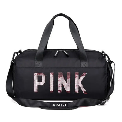 sac de sport compartiment chaussures femme pink 