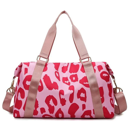 sac de voyage femme léopard