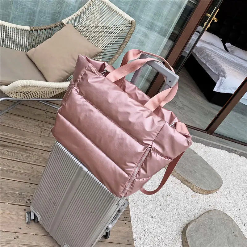 Sac de Voyage Femme Look Doudoune - Voyage Serein