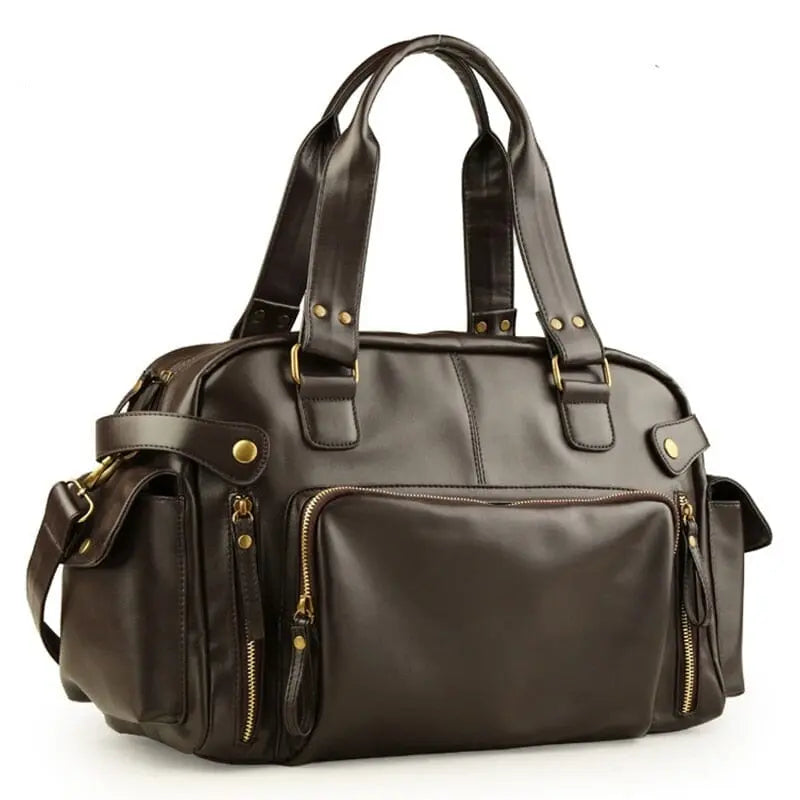 Sac de Voyage Homme Luxe Rétro - Voyage Serein