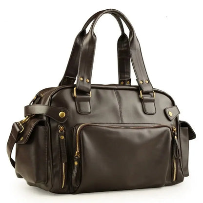 Sac de Voyage Homme Luxe Rétro - Voyage Serein