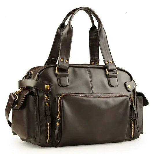 Sac de Voyage Homme Luxe Rétro - Voyage Serein