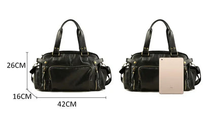 Sac de Voyage Homme Luxe Rétro - Voyage Serein