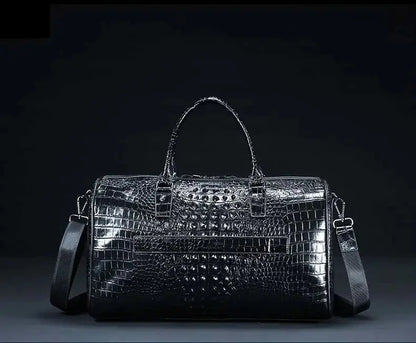 Sac de Voyage Homme en cuir de Crocodile - Voyage Serein