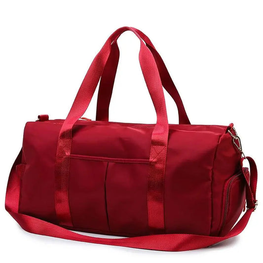 Sac de Voyage Multifonctionnel Rouge - Voyage Serein