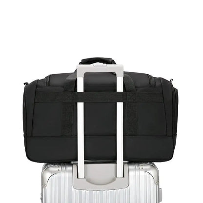 Sac de Voyage Urbain Tissu avec Poche Chaussures - Voyage Serein