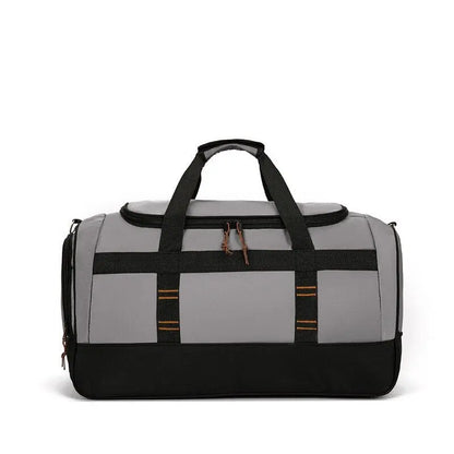 sac voyage compartiment chaussures souple gris