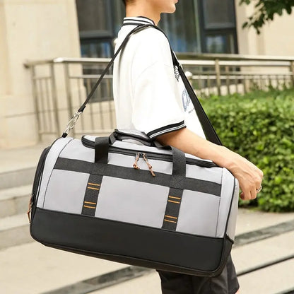 Sac de Voyage Urbain Tissu avec Poche Chaussures - Voyage Serein