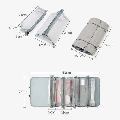 Trousse Toilette Femme Prénom Personnalisé Pliable - Voyage Serein