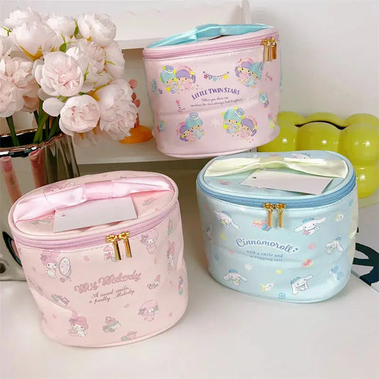 Trousse de Toilette Bebe Grand Format Nœud de Couleur - Voyage Serein
