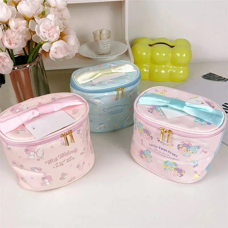 Trousse de Toilette Bebe Grand Format Nœud de Couleur - Voyage Serein