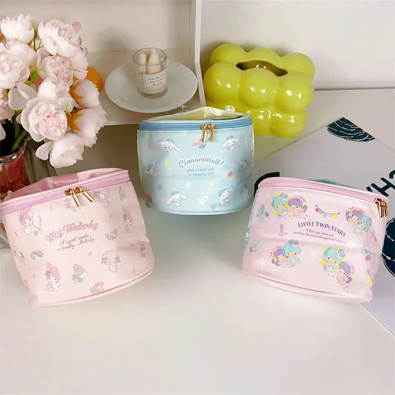 Trousse de Toilette Bebe Grand Format Nœud de Couleur - Voyage Serein