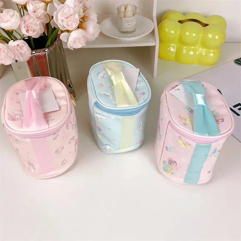 Trousse de Toilette Bebe Grand Format Nœud de Couleur - Voyage Serein