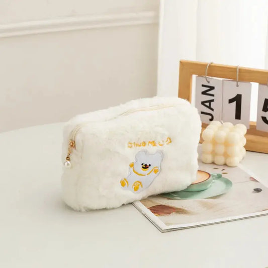 Trousse de Toilette Bebe Ours Blanc - Voyage Serein
