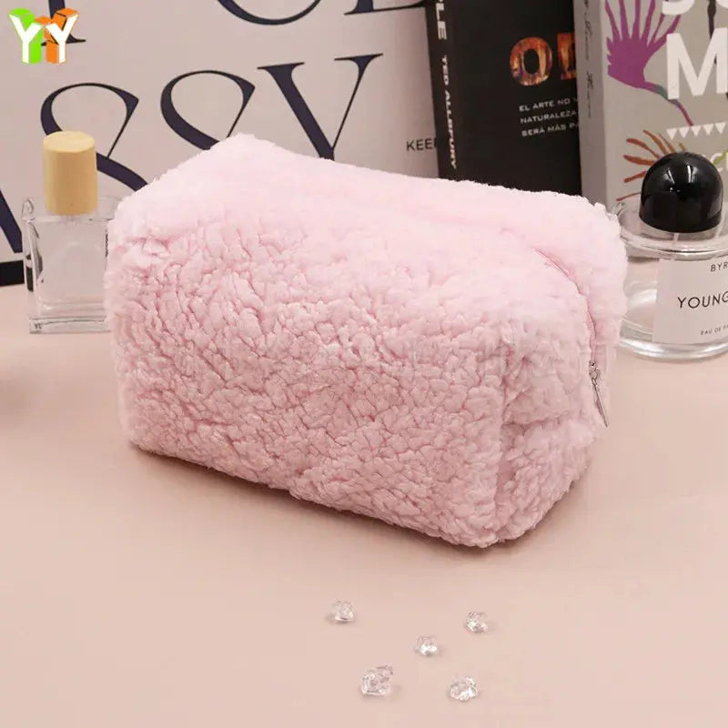 Trousse de Toilette Bebe Peluche Couleur Unie - Voyage Serein