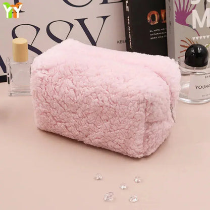 Trousse de Toilette Bebe Peluche Couleur Unie - Voyage Serein