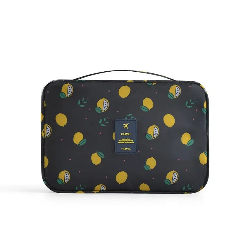 Trousse de Toilette à Suspendre Citron - Voyage Serein