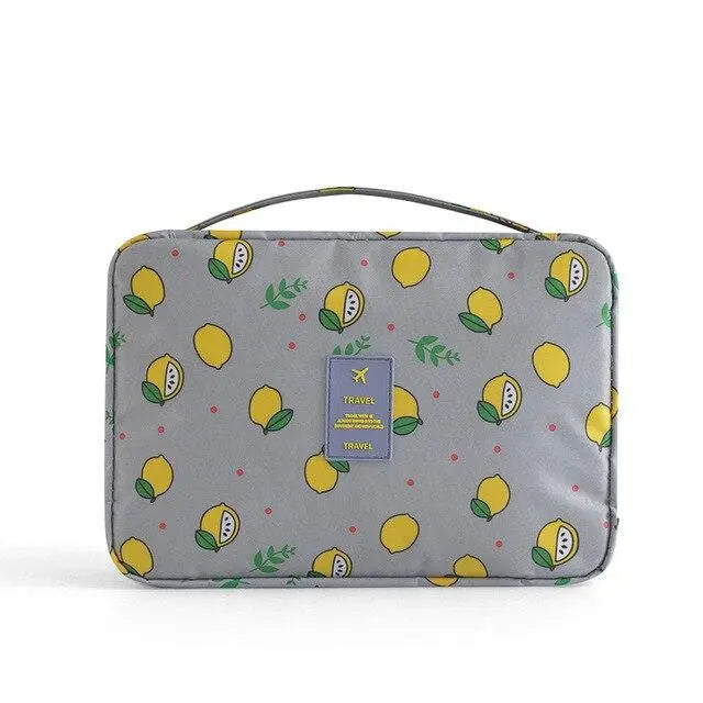 Trousse de Toilette à Suspendre Citron - Voyage Serein