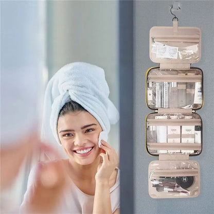 Trousse de Toilette à Suspendre Tissus Colorés - Voyage Serein