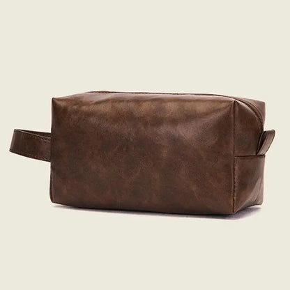 Trousse toilette Homme Vintage Initiale Personnalisée - Voyage Serein