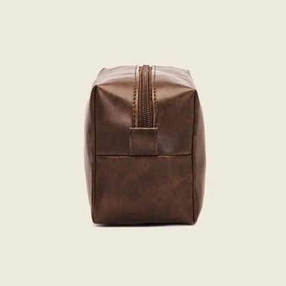 Trousse toilette Homme Vintage Initiale Personnalisée - Voyage Serein