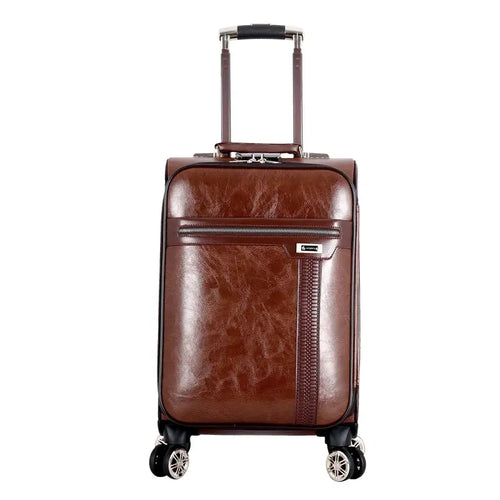 Valise Cabine Vintage Marron - Voyage Serein