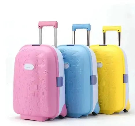 Valise Enfant Colorée avec imprimé incrusté - Voyage Serein