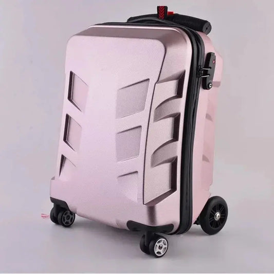 Valise Trotinette Optimale rose - Voyage Serein